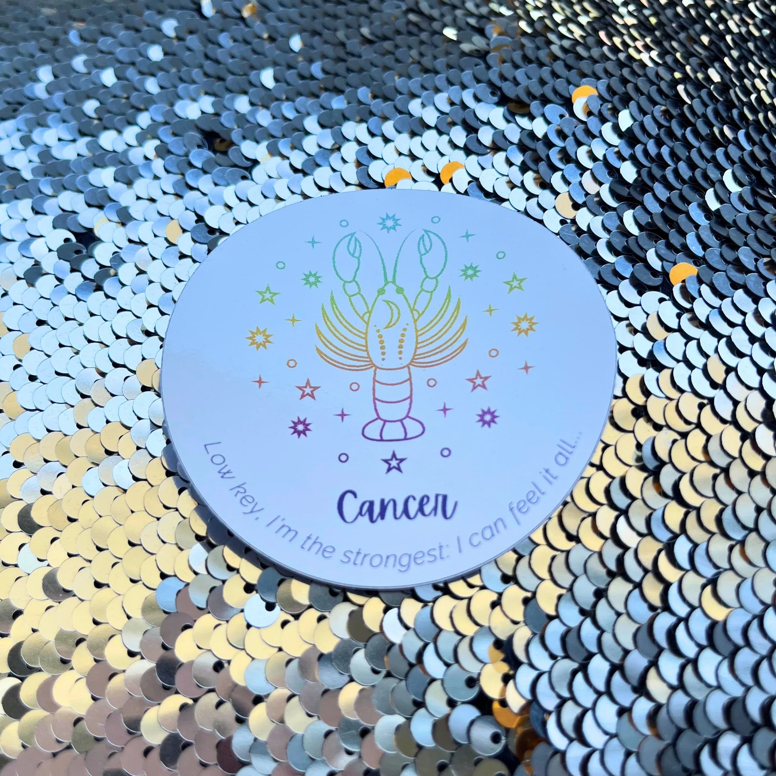 Cancer Zodiac Sign Sticker